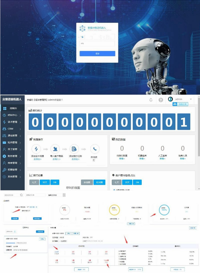 【电销语音机器人】完整版源码含安装教程 价值4800最新接单运营版