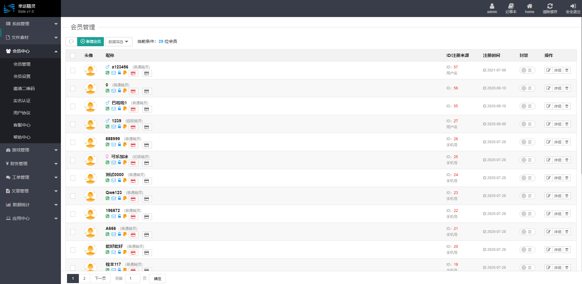 幸运精灵养成系统全新二开UI区块链养成系统