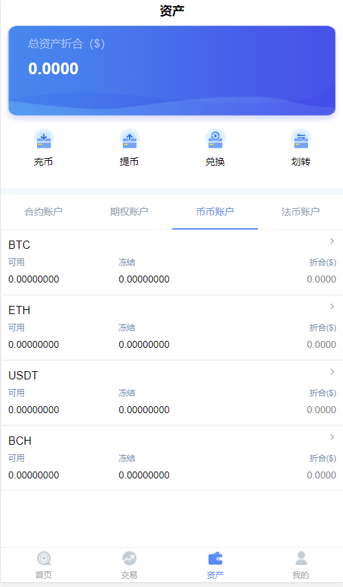 改版BBANK虚拟币交易所仿火币秒合约带划转带商铺多语言