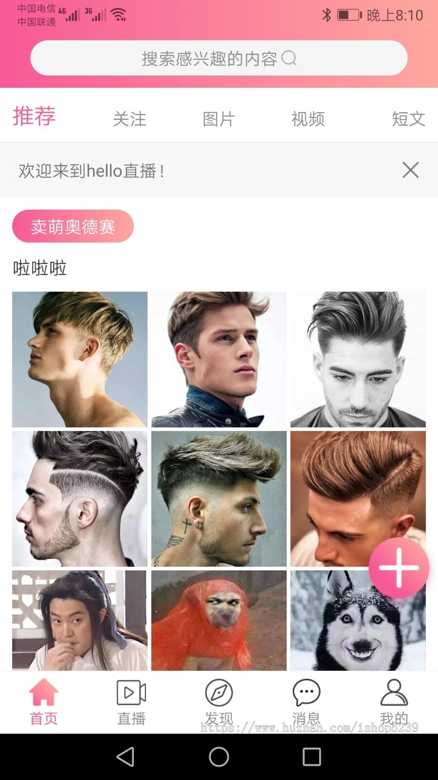 A006仿番茄APP直播源码,APP直播原生源码,苹果安卓双端带后台