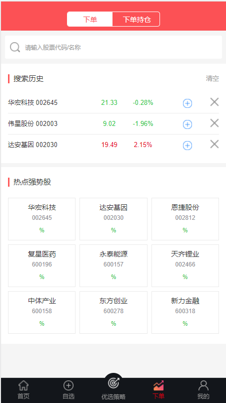 A2033股票配资系统/优选策略/股票/配资/策略/K线命令齐全