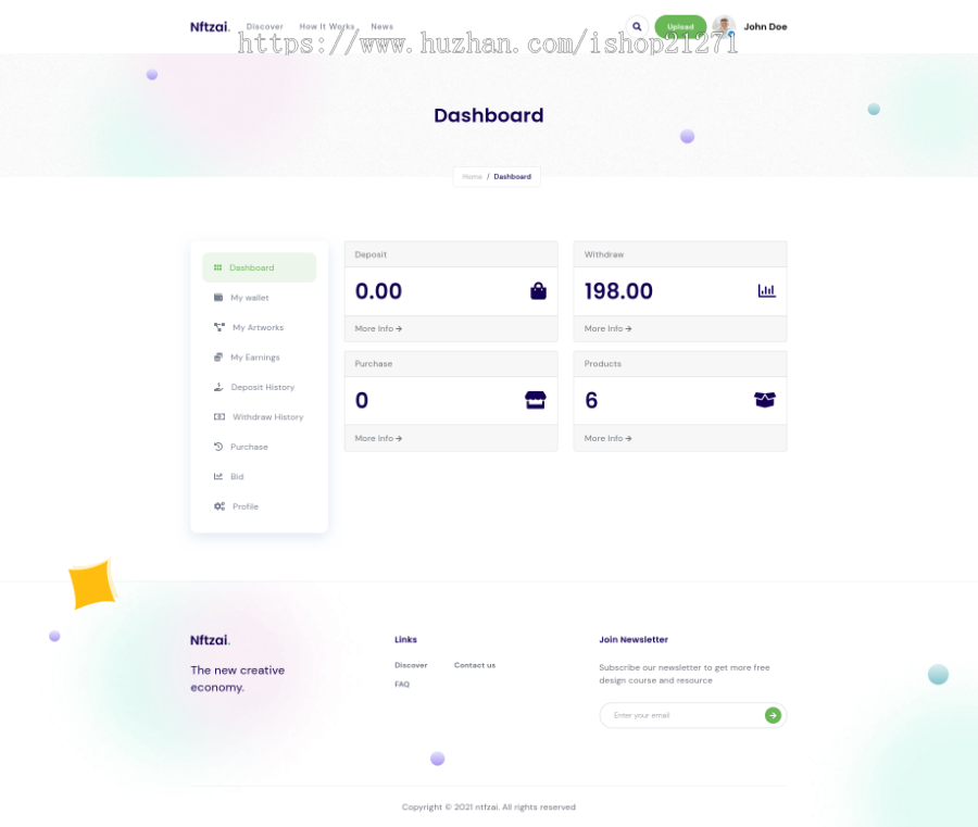 NFT交易市场艺术品交易商城NFTZaiCMS系统采用加密币交易