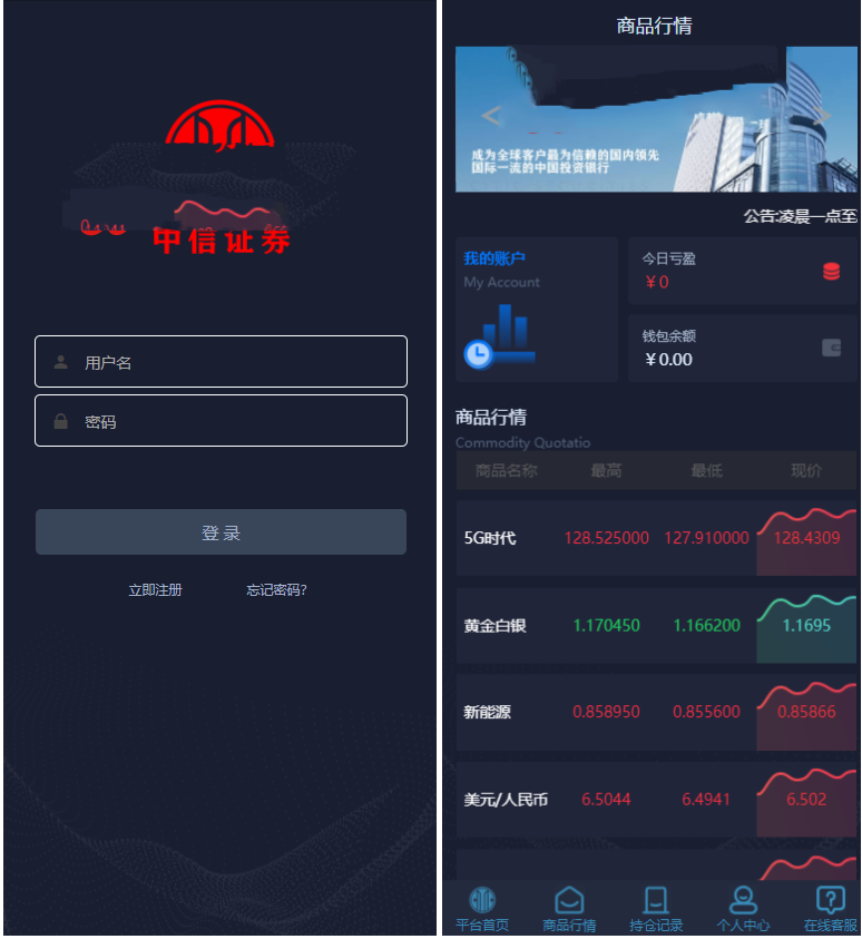 微盘修复中信证券底部增加在线客服