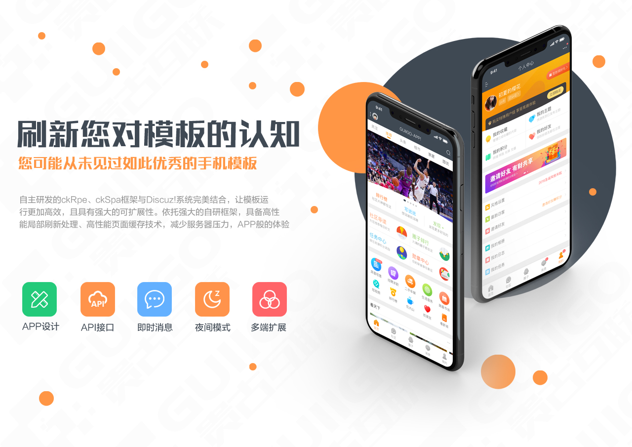 价值1580元的Discuz贵古互联模板开源解密开心版