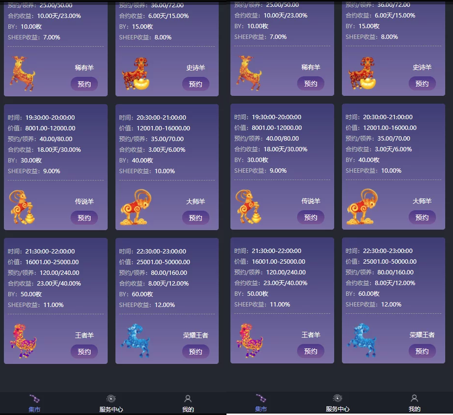 A2066区块羊投资源码/支持预约 转让 领养 抽奖等等功能 全开源可二开！